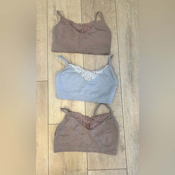 Auden Other - 🌟3/$22🌟 Bundle of 3 Women’s size medium Lace Trim Bralette Set
